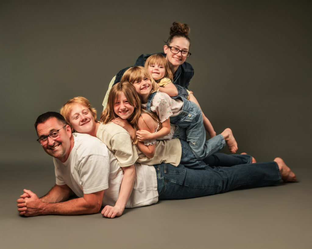 Awkward family posing